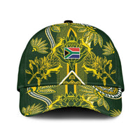 South Africa Rugby Classic Cap Springbok with King Protea Inspired by African Heritage