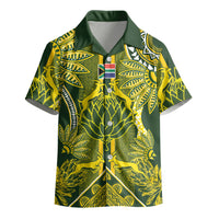 South Africa Rugby Custom Kid Hawaiian Shirt Springbok with King Protea Inspired by African Heritage