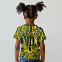 South Africa Rugby Custom Kid T shirt Springbok with King Protea Inspired by African Heritage