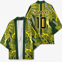 South Africa Rugby Custom Kimono Springbok with King Protea Inspired by African Heritage