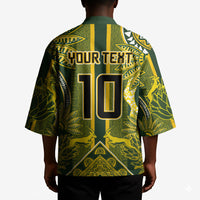South Africa Rugby Custom Kimono Springbok with King Protea Inspired by African Heritage