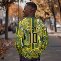 South Africa Rugby Custom Sweatshirt Springbok with King Protea Inspired by African Heritage