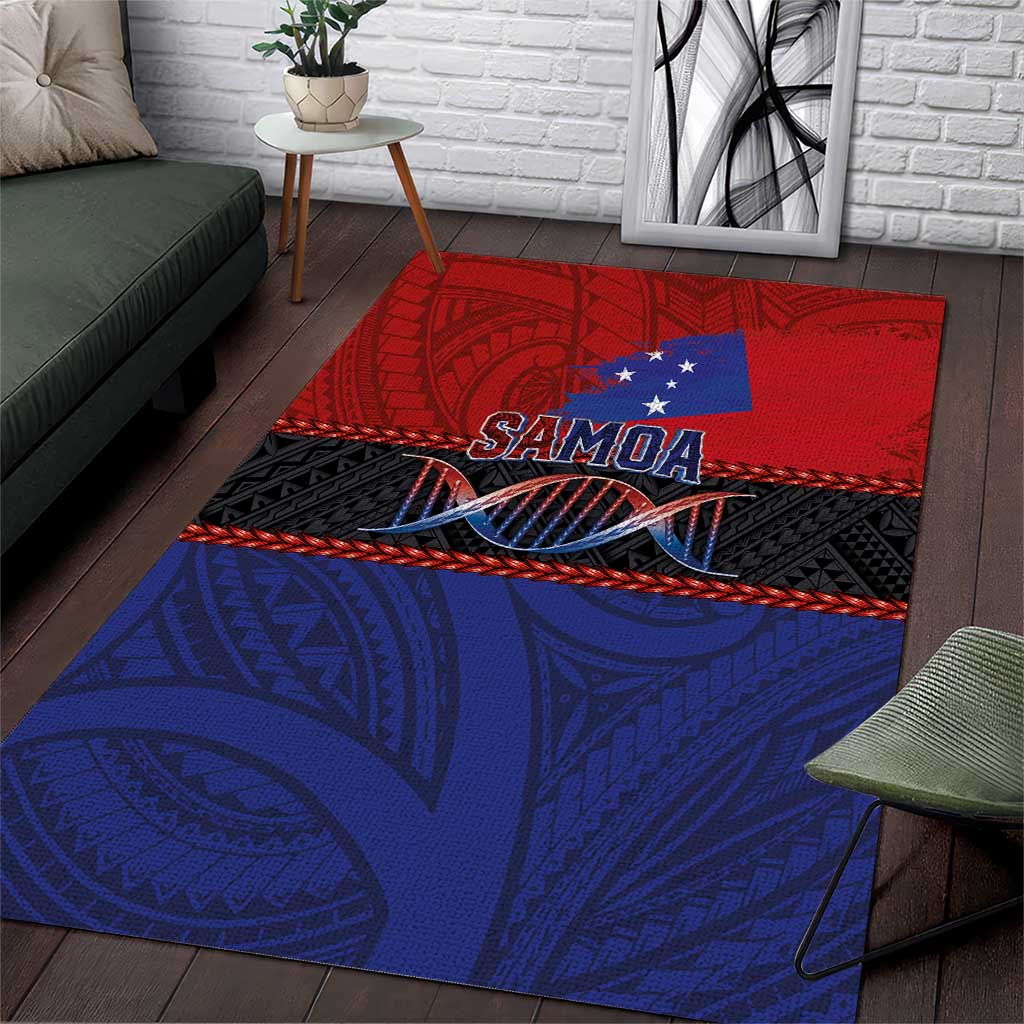 Samoan DNA-Proud of Samoa Area Rug Polynesian Patterns - Wonder Print Shop