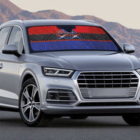 Samoan DNA-Proud of Samoa Auto Sun Shade Polynesian Patterns - Wonder Print Shop