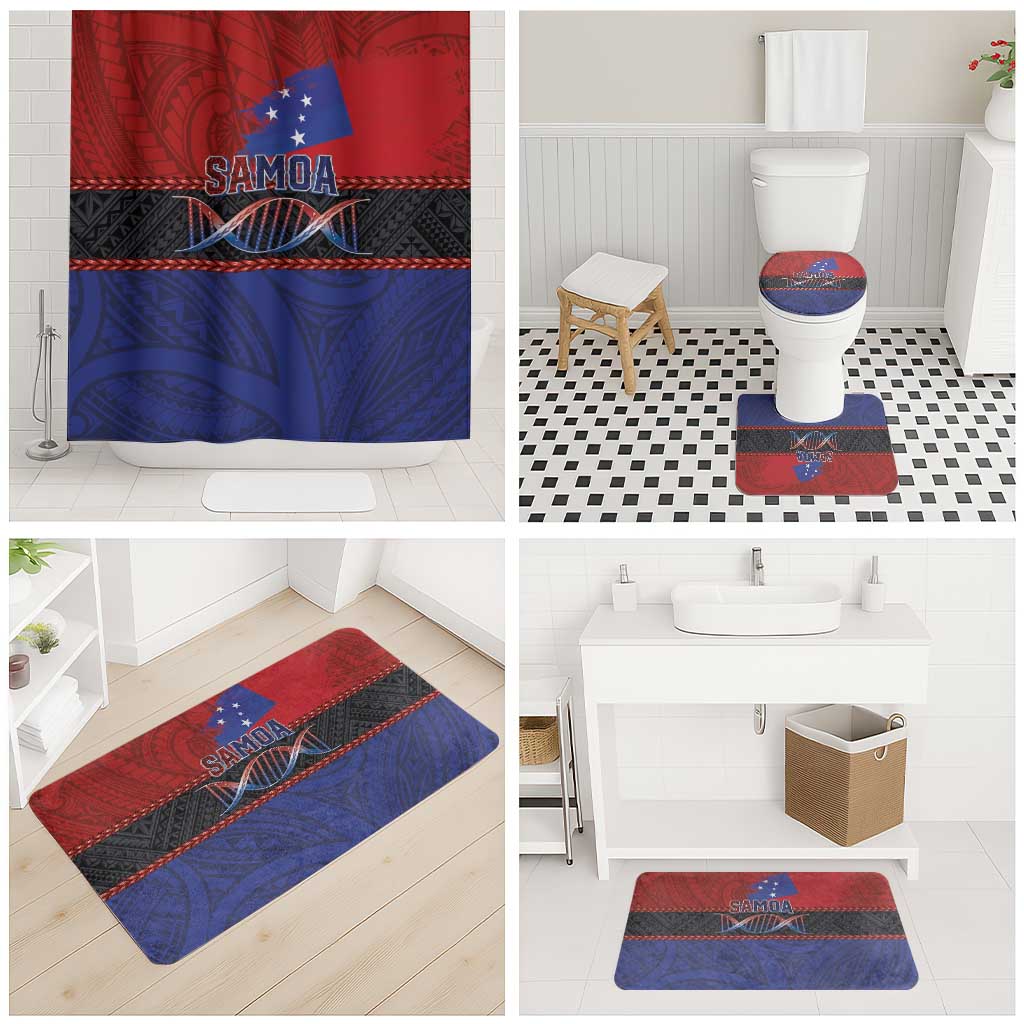 Samoan DNA-Proud of Samoa Bathroom Set Polynesian Patterns - Wonder Print Shop