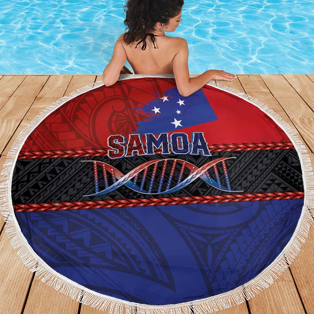 Samoan DNA-Proud of Samoa Beach Blanket Polynesian Patterns - Wonder Print Shop