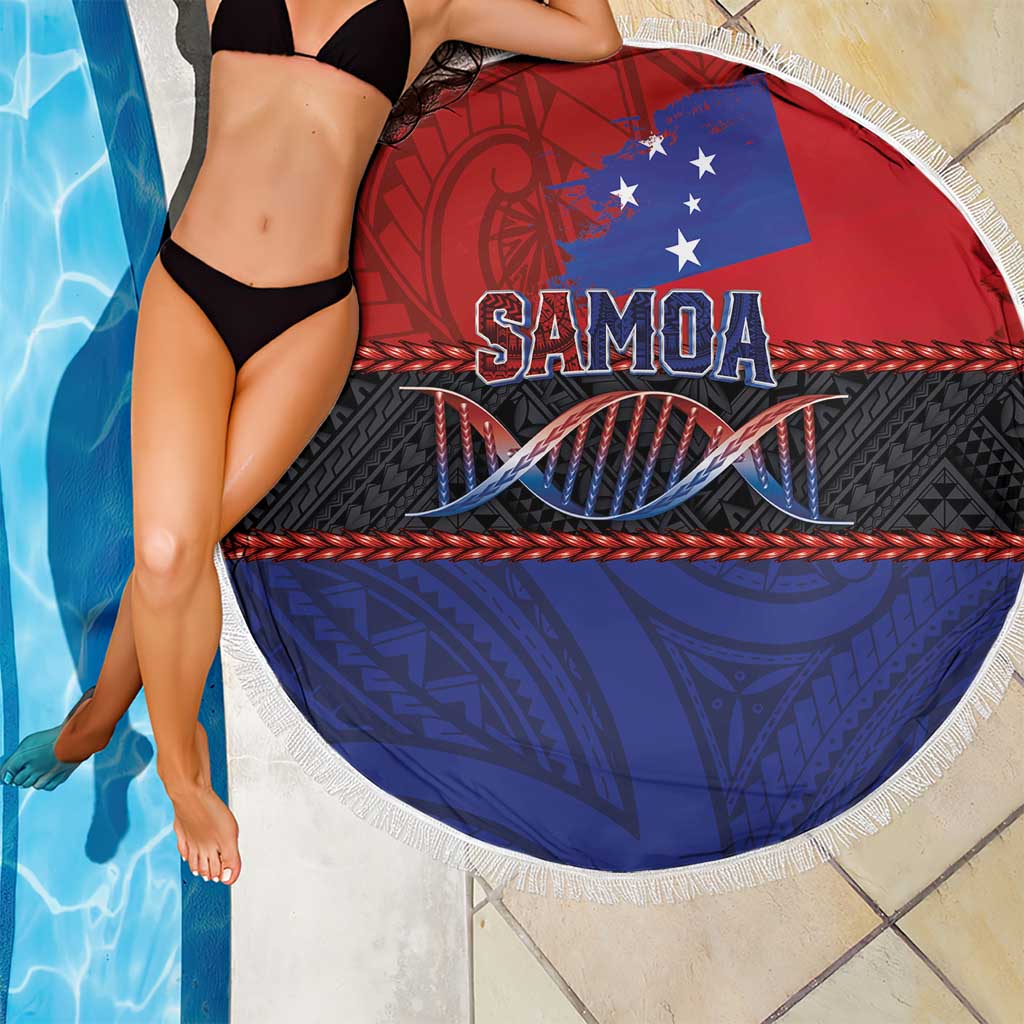 Samoan DNA-Proud of Samoa Beach Blanket Polynesian Patterns - Wonder Print Shop