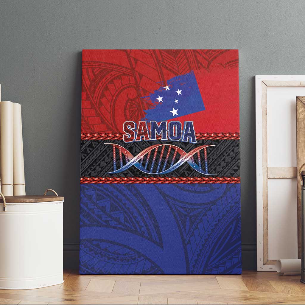 Samoan DNA-Proud of Samoa Canvas Wall Art Polynesian Patterns - Wonder Print Shop