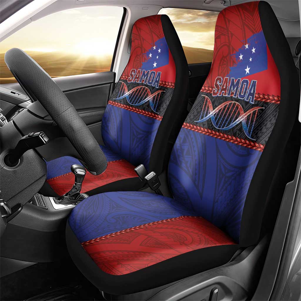 Samoan DNA-Proud of Samoa Car Seat Cover Polynesian Patterns - Wonder Print Shop