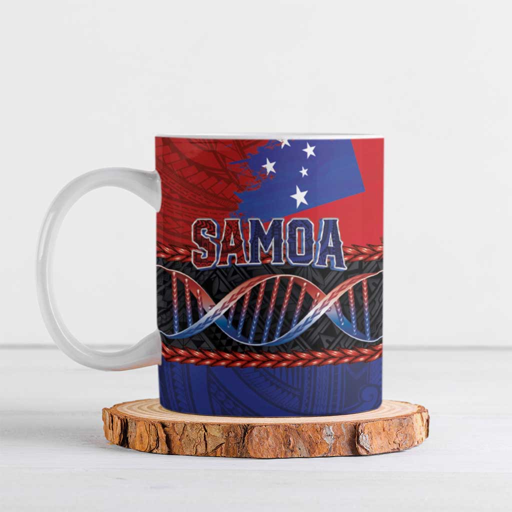 Samoan DNA-Proud of Samoa Ceramic Mug Polynesian Patterns - Wonder Print Shop