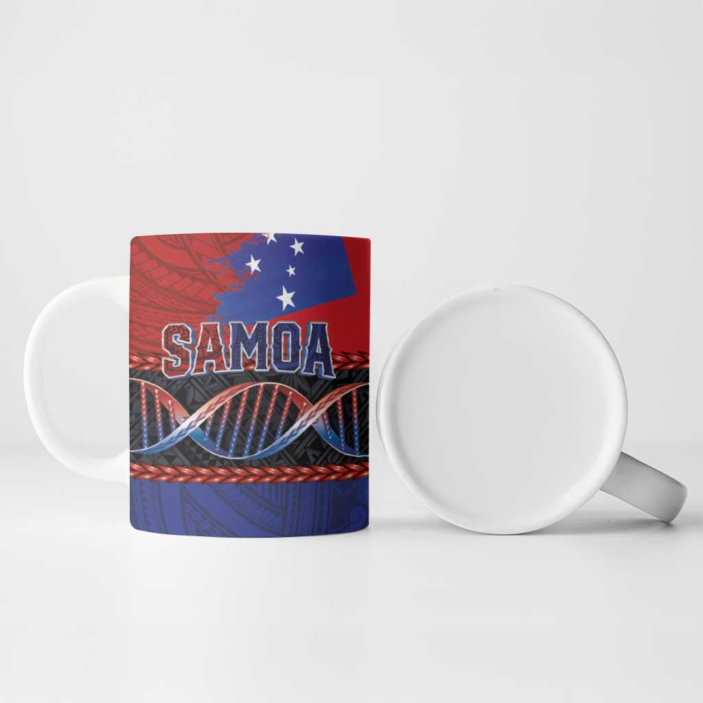 Samoan DNA-Proud of Samoa Ceramic Mug Polynesian Patterns - Wonder Print Shop