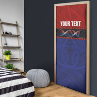 Personalised Samoan DNA-Proud of Samoa Door Cover Polynesian Patterns - Wonder Print Shop