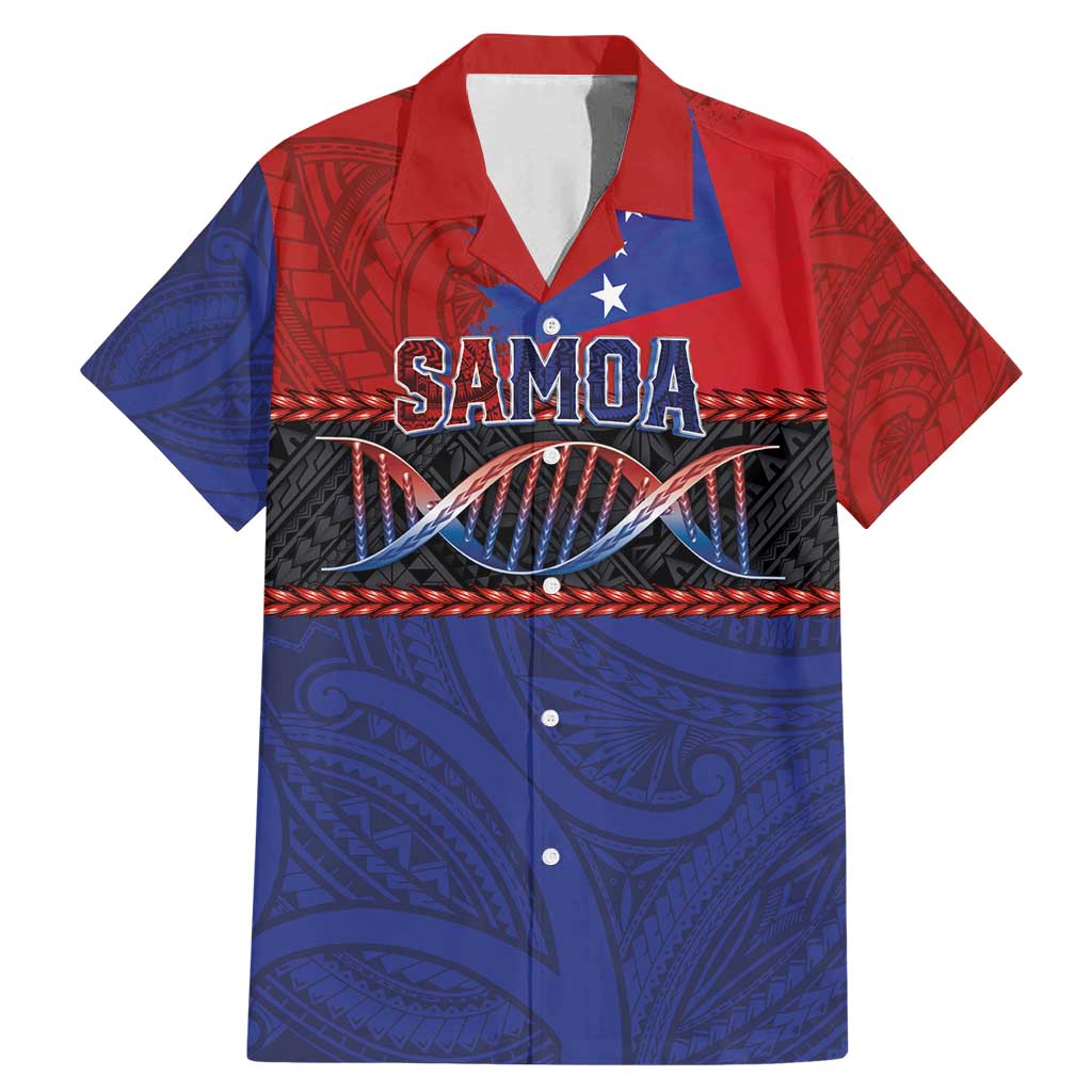 Personalised Samoan DNA-Proud of Samoa Family Matching Mermaid Dress and Hawaiian Shirt Polynesian Patterns - Wonder Print Shop