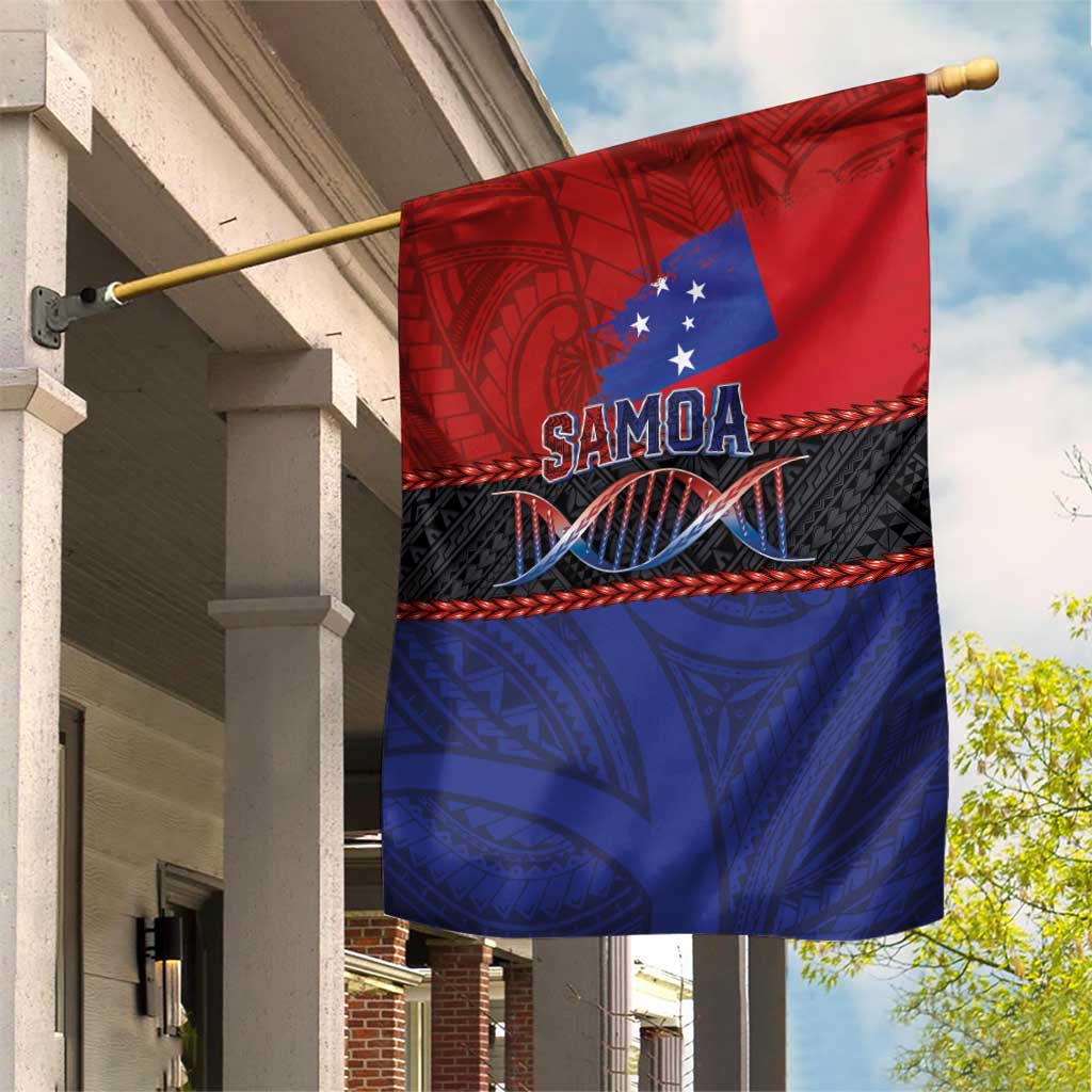 Samoan DNA-Proud of Samoa Garden Flag Polynesian Patterns - Wonder Print Shop