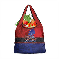 Samoan DNA-Proud of Samoa Grocery Bag Polynesian Patterns - Wonder Print Shop