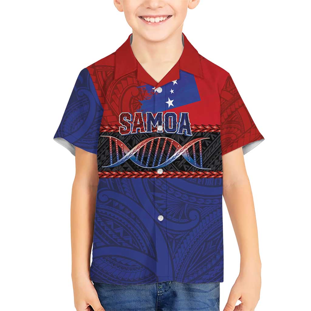 Personalised Samoan DNA-Proud of Samoa Hawaiian Shirt Polynesian Patterns - Wonder Print Shop