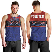 Personalised Samoan DNA-Proud of Samoa Men Tank Top Polynesian Patterns - Wonder Print Shop