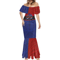 Personalised Samoan DNA-Proud of Samoa Mermaid Dress Polynesian Patterns - Wonder Print Shop