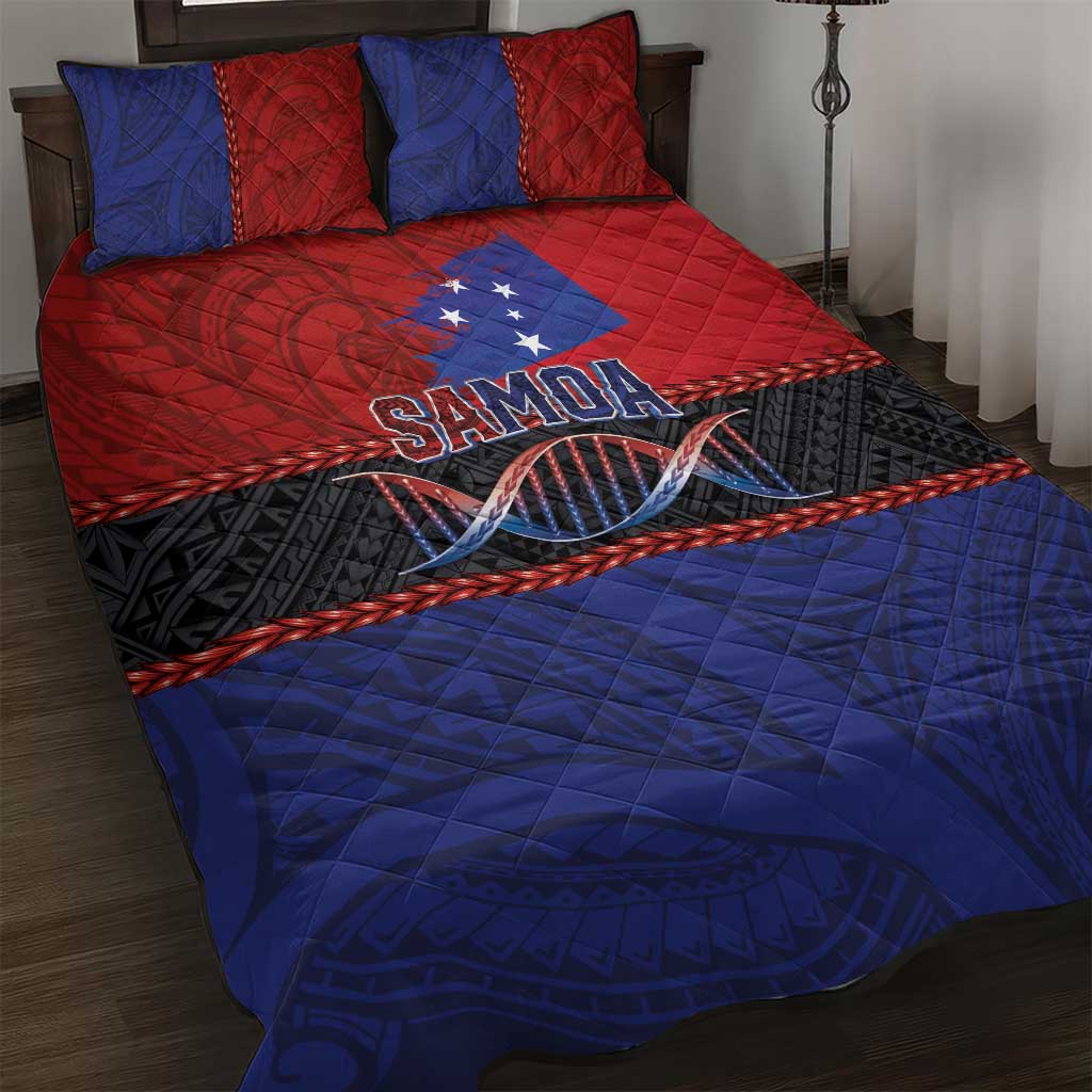 Samoan DNA-Proud of Samoa Quilt Bed Set Polynesian Patterns - Wonder Print Shop
