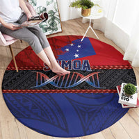 Samoan DNA-Proud of Samoa Round Carpet Polynesian Patterns - Wonder Print Shop