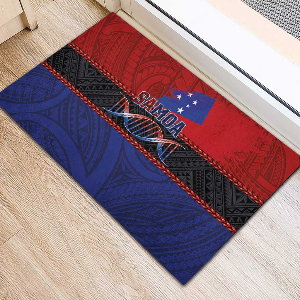Samoan DNA-Proud of Samoa Rubber Doormat Polynesian Patterns - Wonder Print Shop