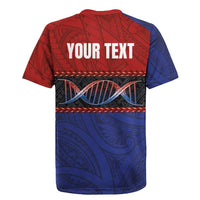 Personalised Samoan DNA-Proud of Samoa Rugby Jersey Polynesian Patterns - Wonder Print Shop