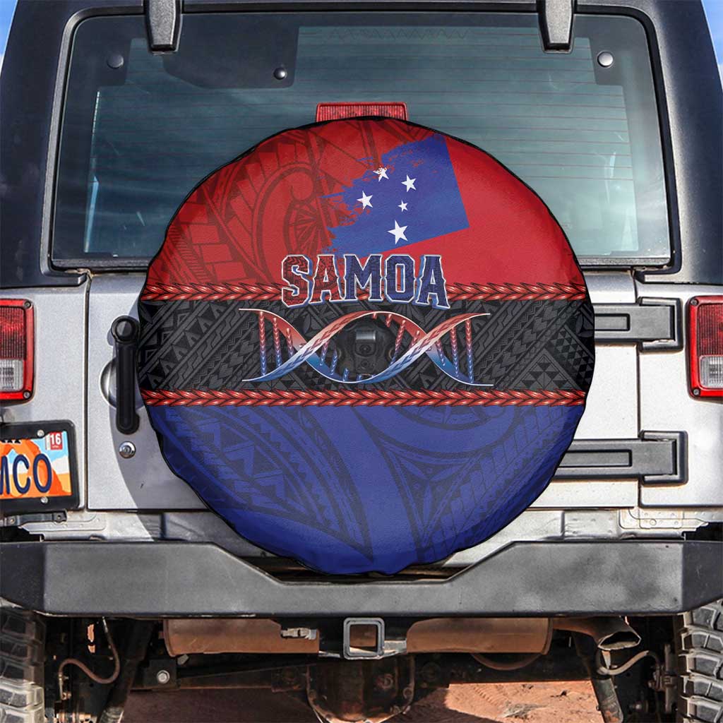 Samoan DNA-Proud of Samoa Spare Tire Cover Polynesian Patterns - Wonder Print Shop