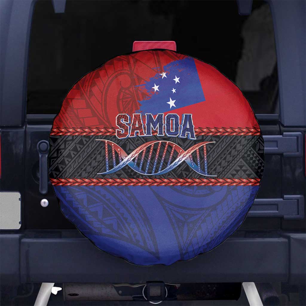 Samoan DNA-Proud of Samoa Spare Tire Cover Polynesian Patterns - Wonder Print Shop