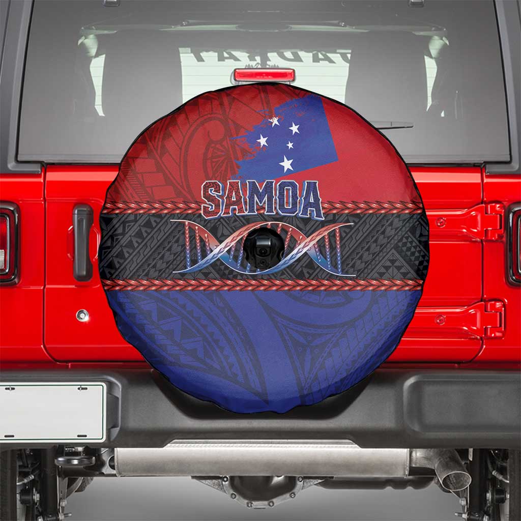 Samoan DNA-Proud of Samoa Spare Tire Cover Polynesian Patterns - Wonder Print Shop