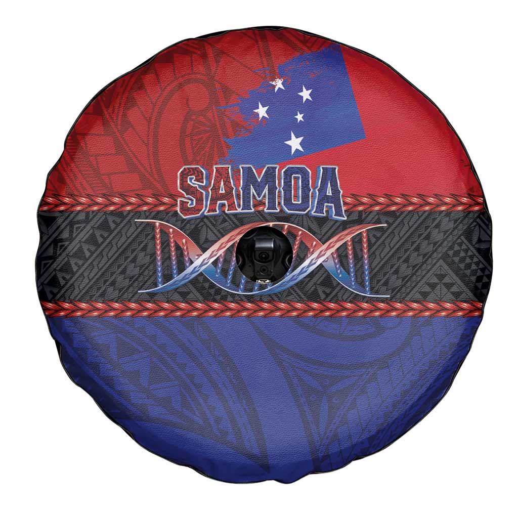 Samoan DNA-Proud of Samoa Spare Tire Cover Polynesian Patterns - Wonder Print Shop