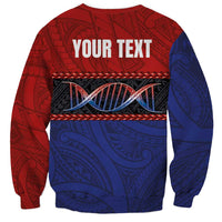 Personalised Samoan DNA-Proud of Samoa Sweatshirt Polynesian Patterns - Wonder Print Shop