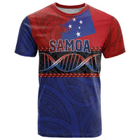 Personalised Samoan DNA-Proud of Samoa T Shirt Polynesian Patterns - Wonder Print Shop