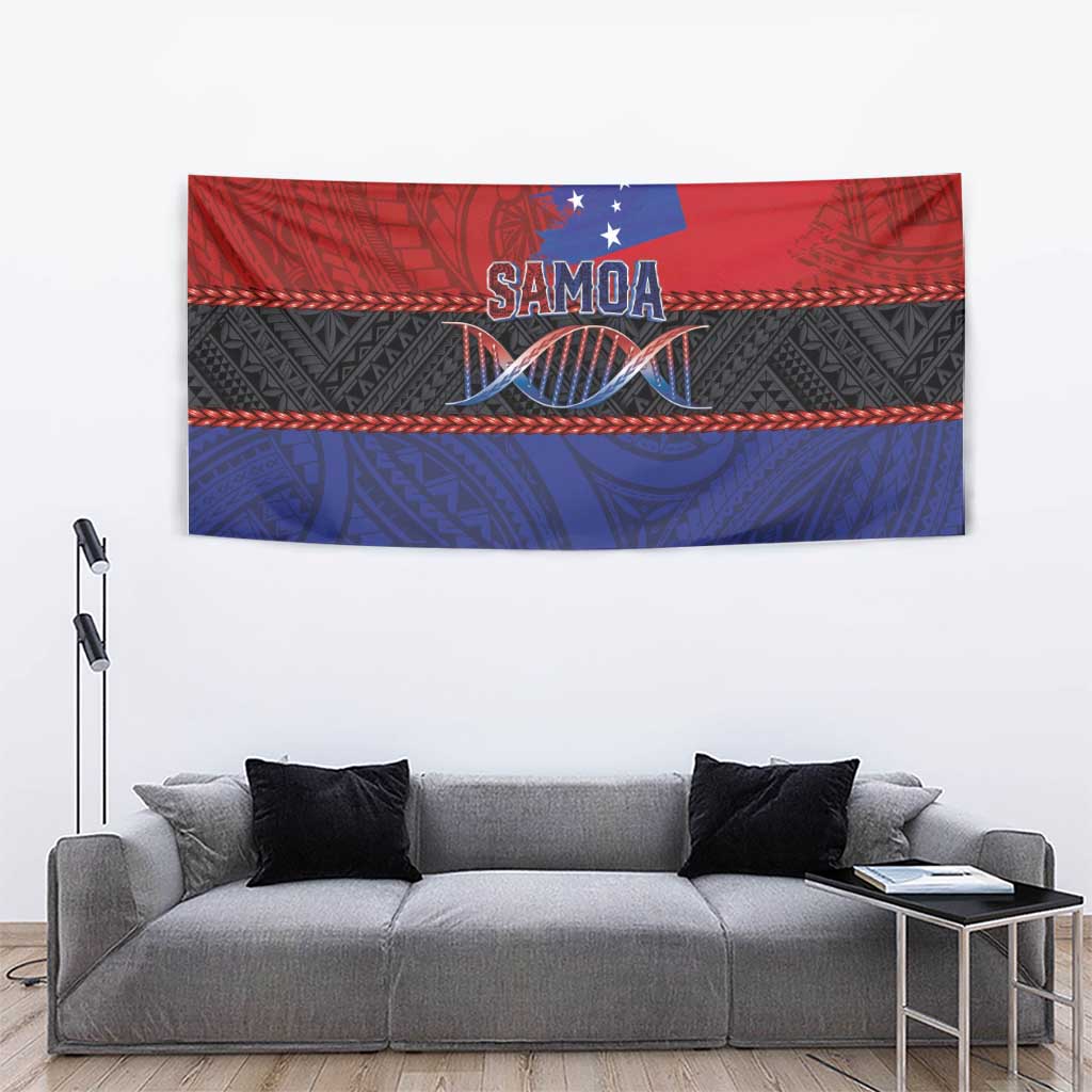 Samoan DNA-Proud of Samoa Tapestry Polynesian Patterns - Wonder Print Shop