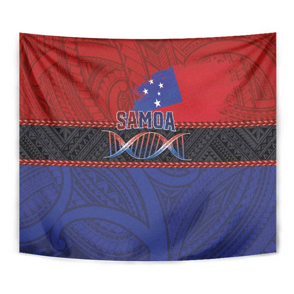 Samoan DNA-Proud of Samoa Tapestry Polynesian Patterns - Wonder Print Shop