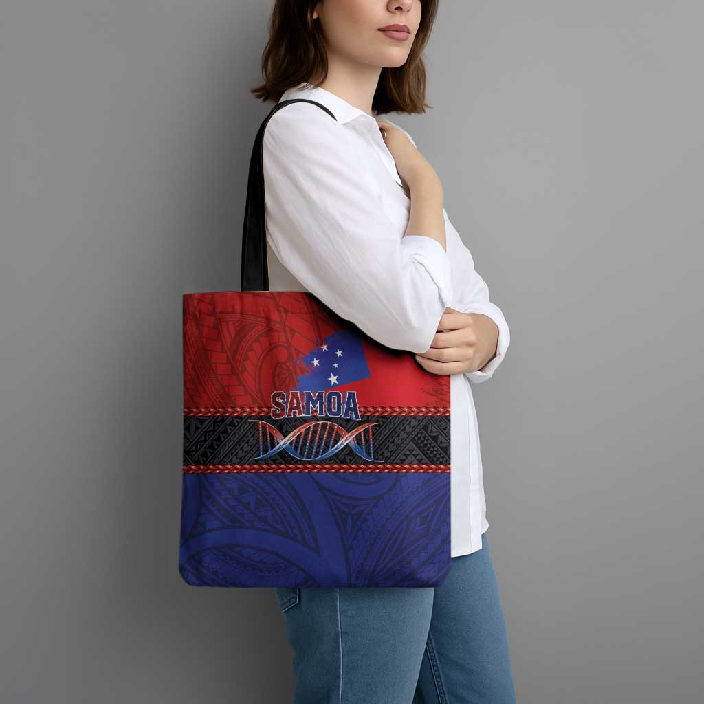 Samoan DNA-Proud of Samoa Tote Bag Polynesian Patterns - Wonder Print Shop