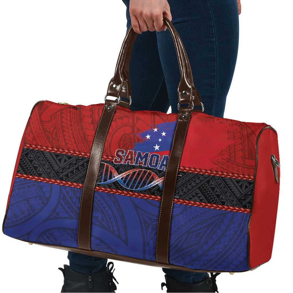 Samoan DNA-Proud of Samoa Travel Bag Polynesian Patterns - Wonder Print Shop