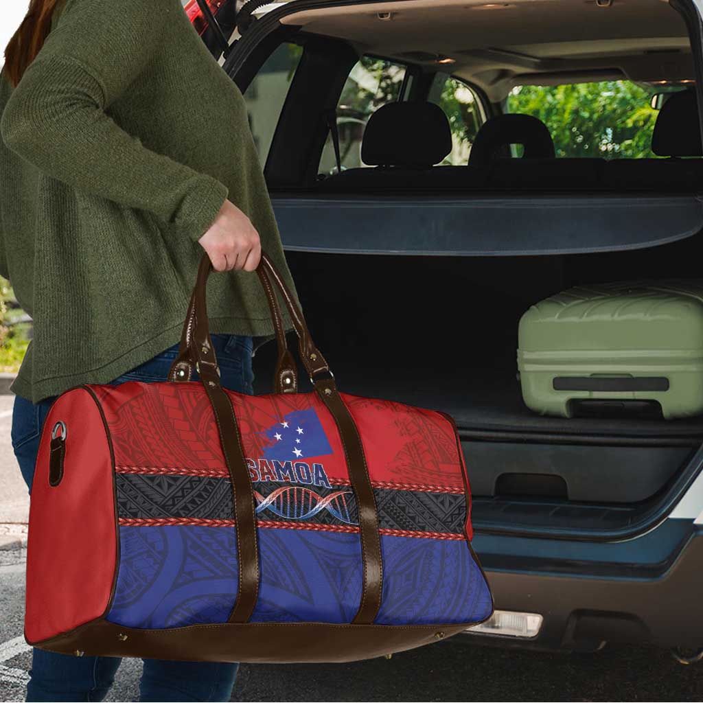 Samoan DNA-Proud of Samoa Travel Bag Polynesian Patterns - Wonder Print Shop