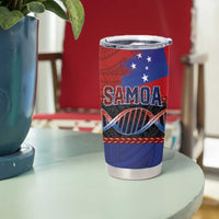Samoan DNA-Proud of Samoa Tumbler Cup Polynesian Patterns - Wonder Print Shop
