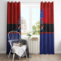Samoan DNA-Proud of Samoa Window Curtain Polynesian Patterns - Wonder Print Shop