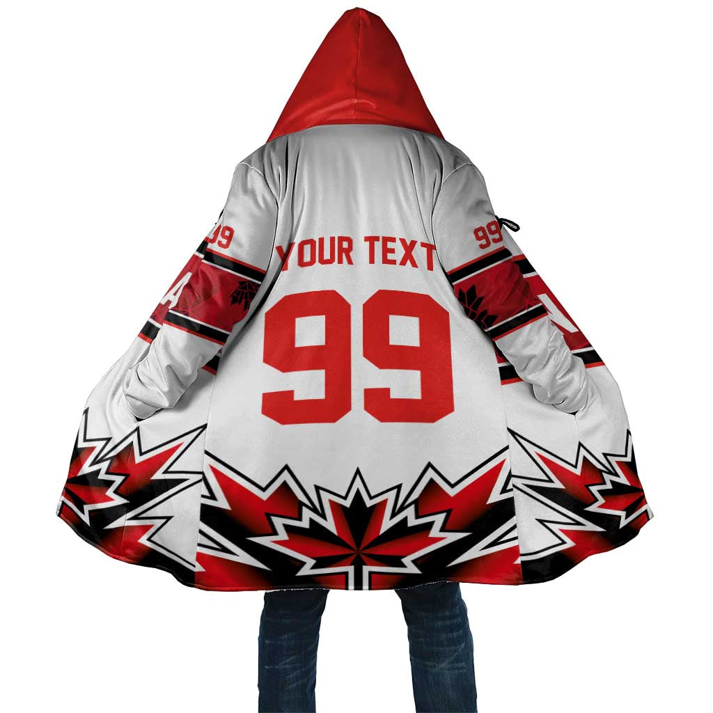 Canada Ice Hockey Custom Cloak Maple Leaves Sporty Geometric Style