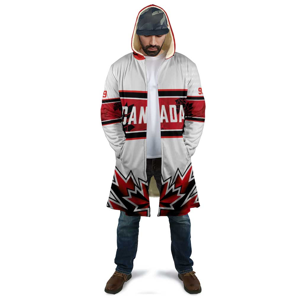 Canada Ice Hockey Custom Cloak Maple Leaves Sporty Geometric Style
