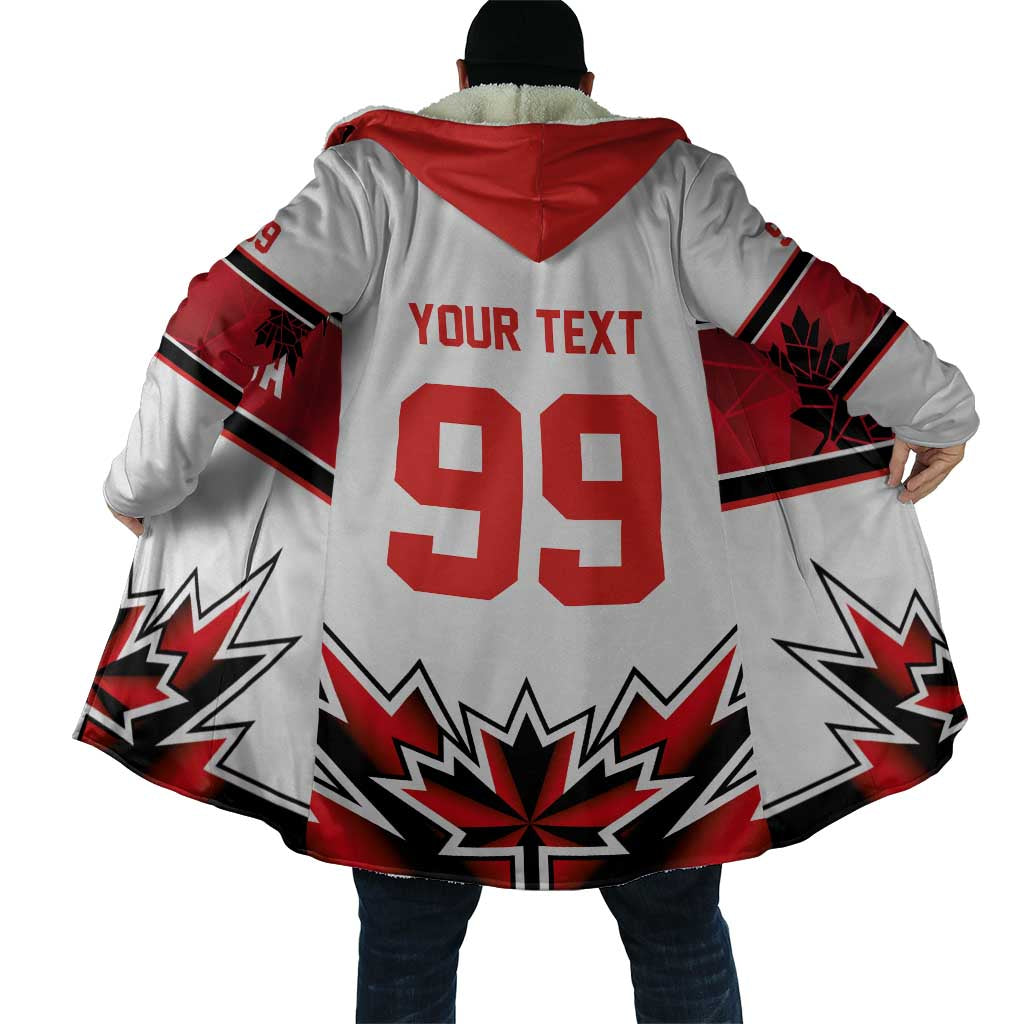 Canada Ice Hockey Custom Cloak Maple Leaves Sporty Geometric Style
