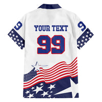 USA Ice Hockey Custom Hawaiian Shirt Flag Sporty Style