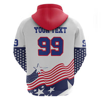 USA Ice Hockey Custom Hoodie Flag Sporty Style
