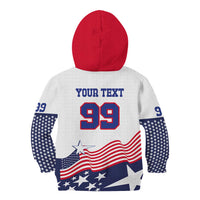 USA Ice Hockey Custom Kid Hoodie Flag Sporty Style