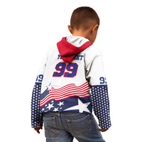 USA Ice Hockey Custom Kid Hoodie Flag Sporty Style