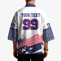 USA Ice Hockey Custom Kimono Flag Sporty Style