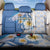 Argentina Independence Day Back Car Seat Cover - Día de la Independencia Brush and Grunge Style