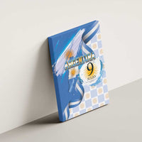 Argentina Independence Day Canvas Wall Art - Día de la Independencia Brush and Grunge Style