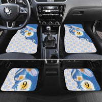 Argentina Independence Day Car Mats - Día de la Independencia Brush and Grunge Style